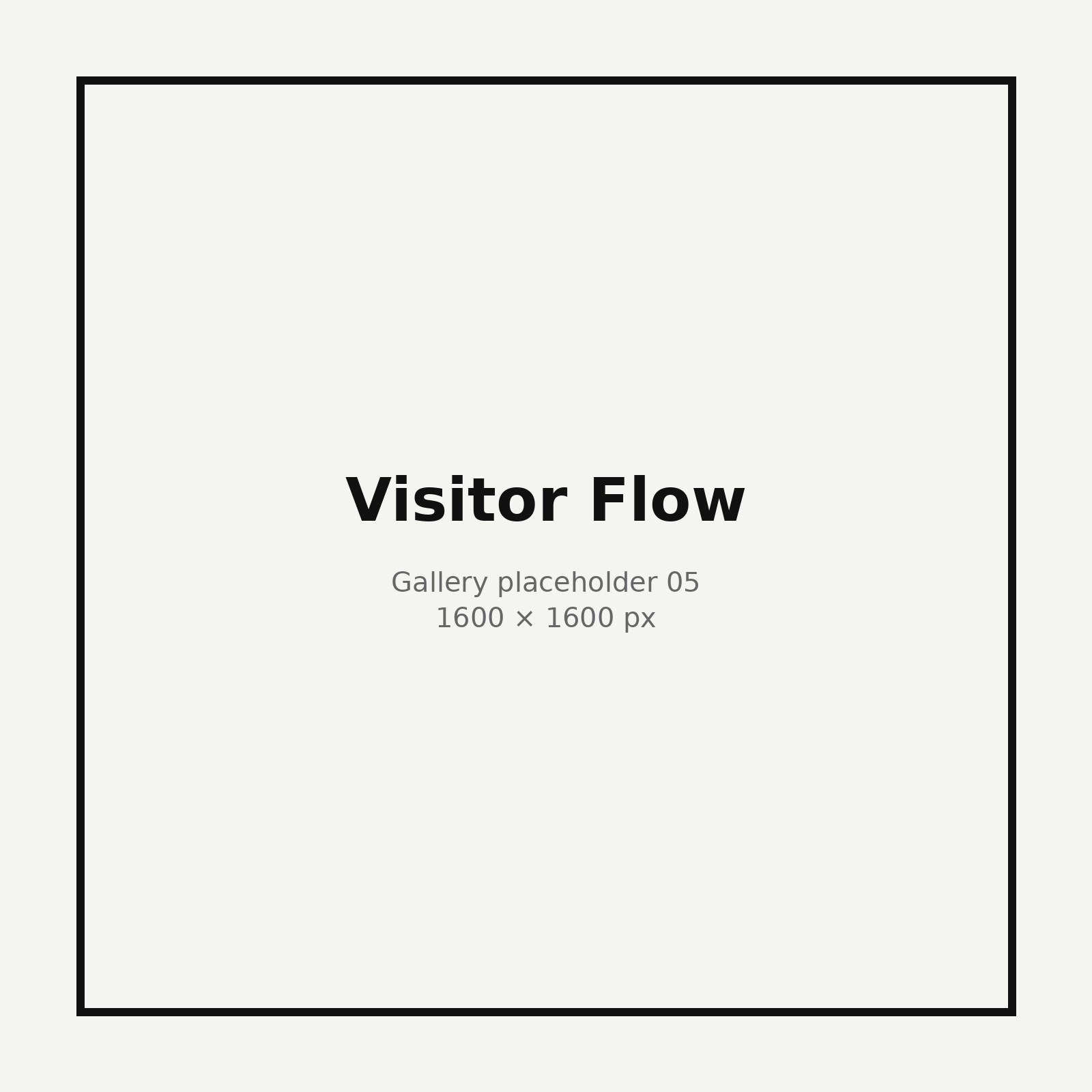 Visitor Flow highlight by Dale Christopher Wells