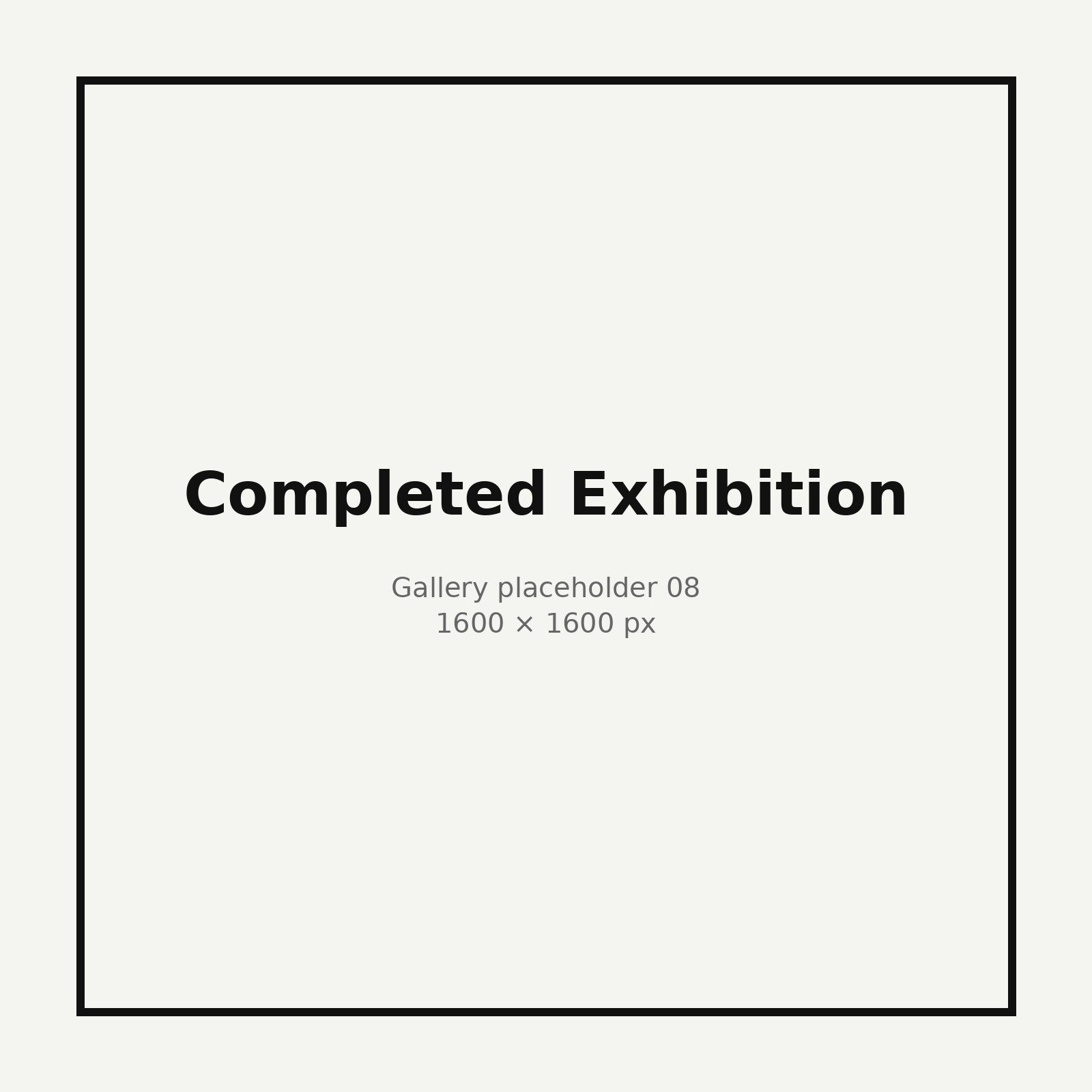 Completed Exhibition highlight by Dale Christopher Wells